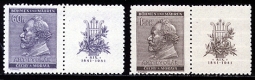 Bohemia & Moravia 54-5 Antonin Dvorak w/Labels