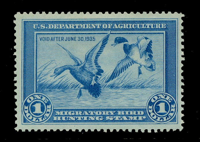 "RW1, NH Mallards Duck Stamp"