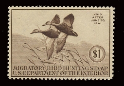 "RW7, FVF NH,  Mallards Duck Stamp"