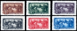 Slovakia 77-82, 1942 Slovakian Educational Society