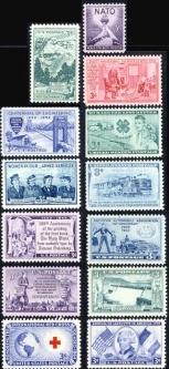 1952  US Commemorative Stamp Year Set; 1004-16