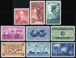 1955  US Commemorative Stamp Year Set; 1064-72