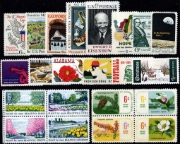 1969  US Commemorative Stamp Year Set; 1365-86