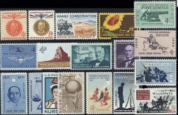 1961  US Commemorative Stamp Year Set 1174-90