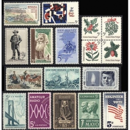 1964  US Commemorative Stamp Year Set; 1242-60