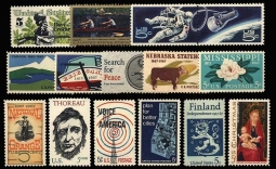 1967  US Commemorative Stamp Year Set; 1323-37