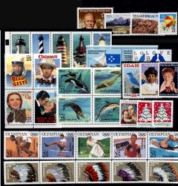 1990   US Commemorative Stamp Year Set; 2439-49, 2470-4, 2496-2516