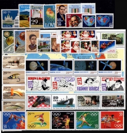 1991   US Commemorative Stamp Year Set; 2532//2585