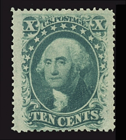 US 35  1859 10-Cent Washington Type V NH!