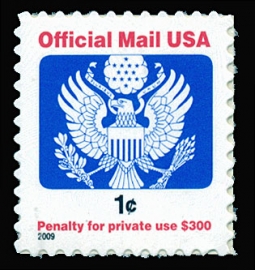 O163, 1-cent Official 2009