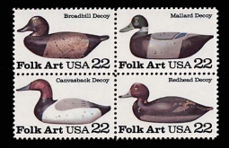 US 2138-41 1985 22-cent Duck Decoys