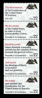 US 2355-9, Constitution pane of five