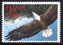 US 2542 $14 International Express Mail Eagle