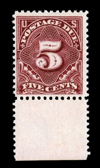 US J41 1895 Five Cent Postage Due