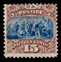 US 118 1869 15 Cent Columbus Type 1