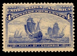 US 233 4-Cent Columbus' Fleet