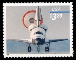 3261 $3.20 Priority Mail Space Shuttle Landing