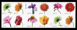 US 4176-85a Beautiful Blooms Flowers Booklet