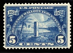 US 616 1924 Five-Cent Huguenot-Walloon