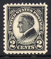 US 610 Two-cent Warren Harding