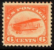 US C1 Orange Biplane