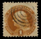 US 112  1869 One-cent Franklin Pictorial