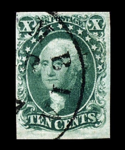 US 14 1855 10 Cent Washington Ty. II