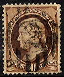 US 209 1882 10 Cent Jefferson