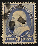 US 212 One-cent  Ben Franklin