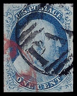 US 9 One-cent Franklin Type IV