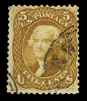 US 67 Five-Cent 1861 Jefferson: Allstamp.net display picture 1