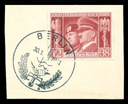 GE B189u Hitler and Mussolini Meeting Berlin CXL