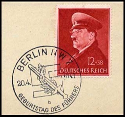 GE B190u Hitler's Birthday 1941, Berlin Birthday Cancel.