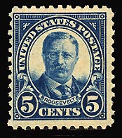 US 557 1922 Five-cent Roosevelt