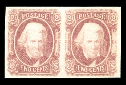 "CSA 8a, Two-cent Andrew Jackson Pair"