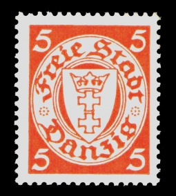 Danzig 170a, Coat of Arms,  Currency Reform White Paper