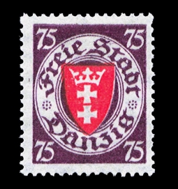 Danzig 191, Coat of Arms,  Currency Reform White Paper