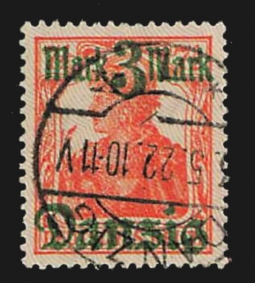 Danzig 28b Violet Burelage Points Up