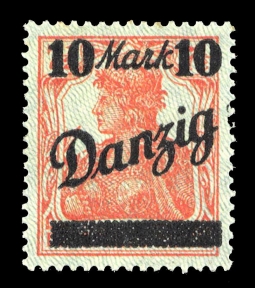 Danzig 30 Doubled Gray Burelage Points Up