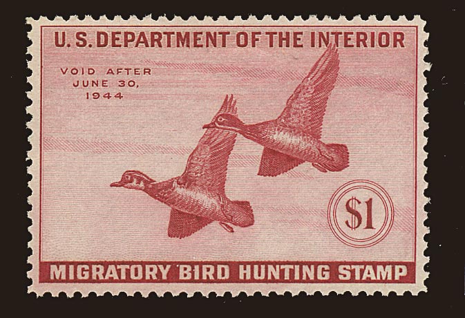 "RW10, Wood Duck Stamp"