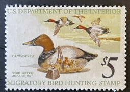 "RW42, FVF NH Canvasback/Decoy Duck Stamp"