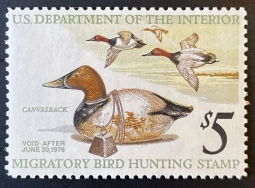 "RW42, VF NH Canvasback/Decoy Duck Stamp"