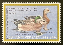 "RW51, VF NH Widgeons, Duck Stamp"