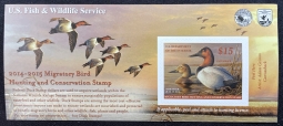 RW81A Self-Adhesive Canvasbacks Self-Adhesive Duck Stamp