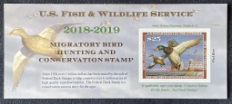 "RW85A, 2018 VF NH Mallards Duck Stamp"
