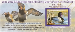 RW88 2021 Lesser Scaup Duck Stamp Pane of One
