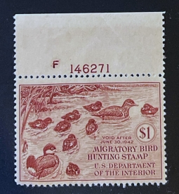 "RW8, VF NH Ruddy Duck Stamp"
