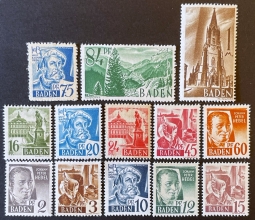 1945 Allied Military Government   French Zone Baden 5N1-13