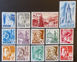 1948 Allied Military Government   French Zone Baden 5N14-27