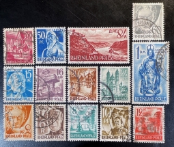 1948 Allied Military Government   French Zone Rhinland Pfalz 6N16-29